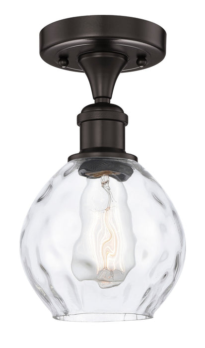 Innovations 616-1F-OB-G362 One Light Semi-Flush Mount, Oil Rubbed Bronze