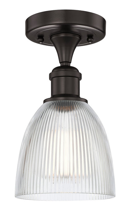 Innovations 616-1F-OB-G382 One Light Semi-Flush Mount, Oil Rubbed Bronze
