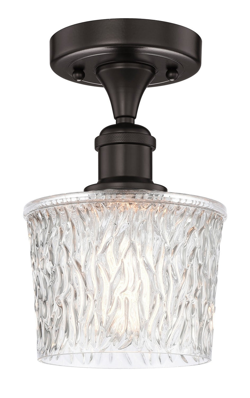 Innovations 616-1F-OB-G402 One Light Semi-Flush Mount, Oil Rubbed Bronze