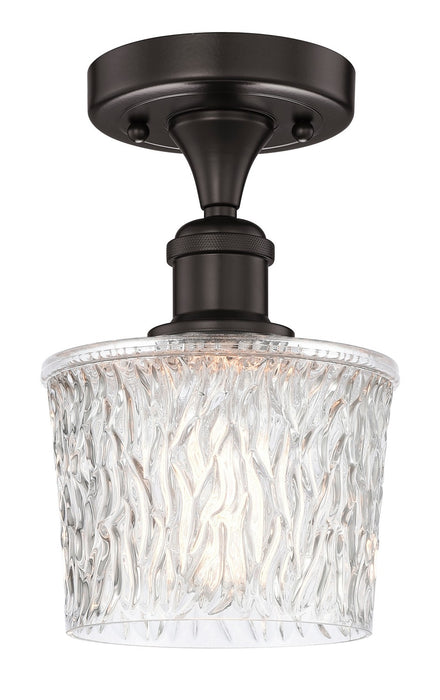 Innovations 616-1F-OB-G402 One Light Semi-Flush Mount, Oil Rubbed Bronze