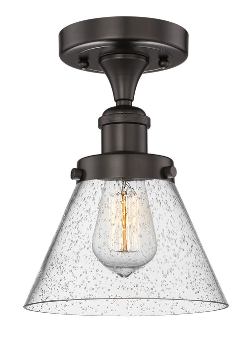 Innovations 616-1F-OB-G44 One Light Semi-Flush Mount, Oil Rubbed Bronze