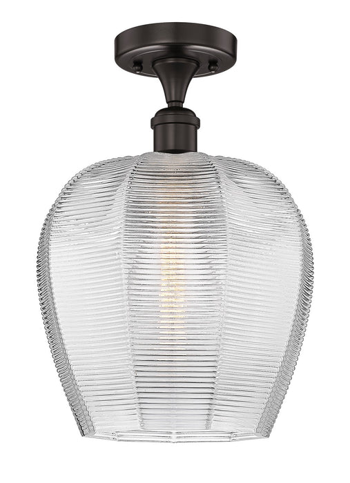 Innovations 616-1F-OB-G462-12 One Light Semi-Flush Mount, Oil Rubbed Bronze