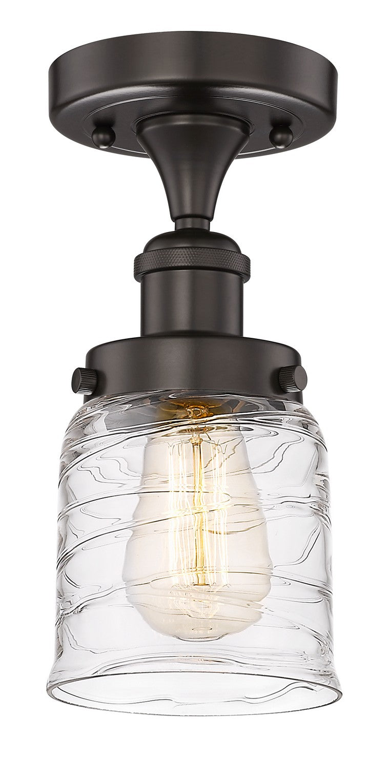 Innovations 616-1F-OB-G513 One Light Semi-Flush Mount, Oil Rubbed Bronze