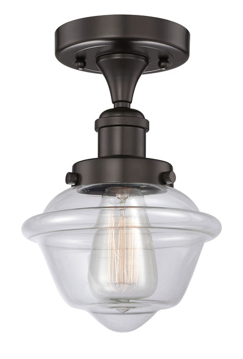 Innovations 616-1F-OB-G532 One Light Semi-Flush Mount, Oil Rubbed Bronze