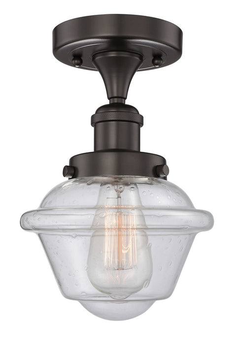 Innovations 616-1F-OB-G534 One Light Semi-Flush Mount, Oil Rubbed Bronze
