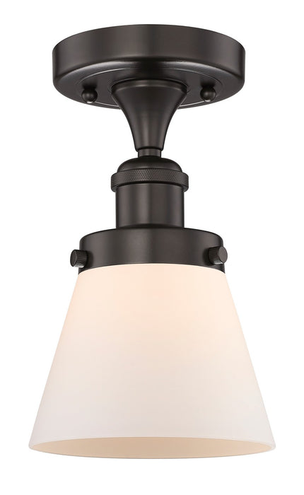 Innovations 616-1F-OB-G61 One Light Semi-Flush Mount, Oil Rubbed Bronze