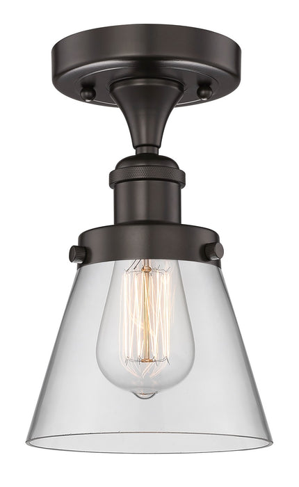 Innovations 616-1F-OB-G62 One Light Semi-Flush Mount, Oil Rubbed Bronze