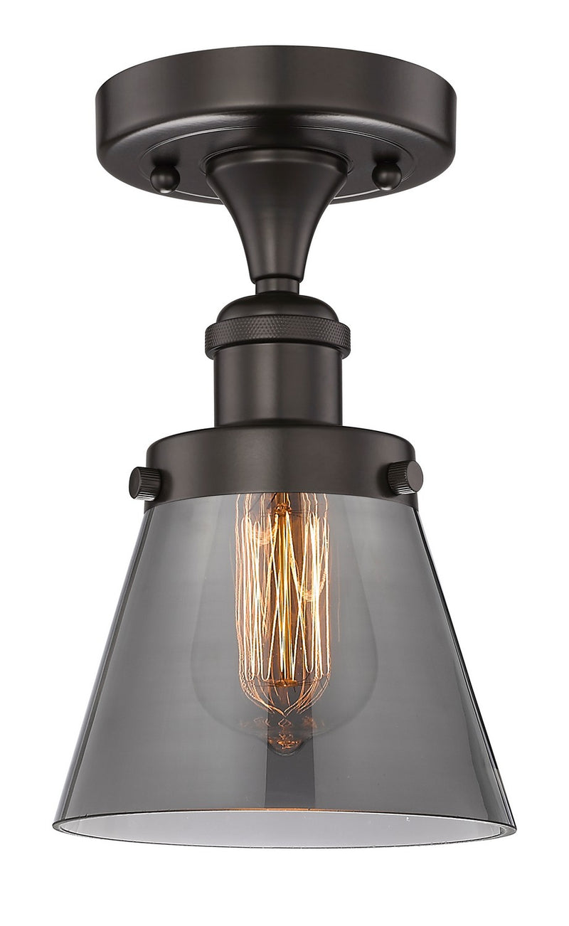 Innovations 616-1F-OB-G63 One Light Semi-Flush Mount, Oil Rubbed Bronze
