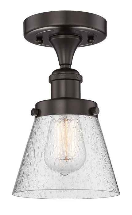 Innovations 616-1F-OB-G64 One Light Semi-Flush Mount, Oil Rubbed Bronze