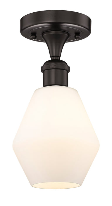 Innovations 616-1F-OB-G651-6 One Light Semi-Flush Mount, Oil Rubbed Bronze