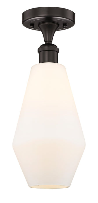 Innovations 616-1F-OB-G651-7 One Light Semi-Flush Mount, Oil Rubbed Bronze