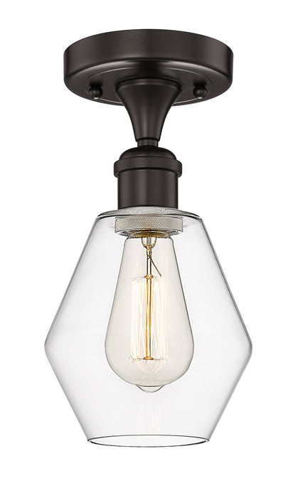 Innovations 616-1F-OB-G652-6 One Light Semi-Flush Mount, Oil Rubbed Bronze
