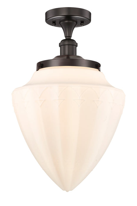 Innovations 616-1F-OB-G661-12 LED Semi-Flush Mount, Oil Rubbed Bronze