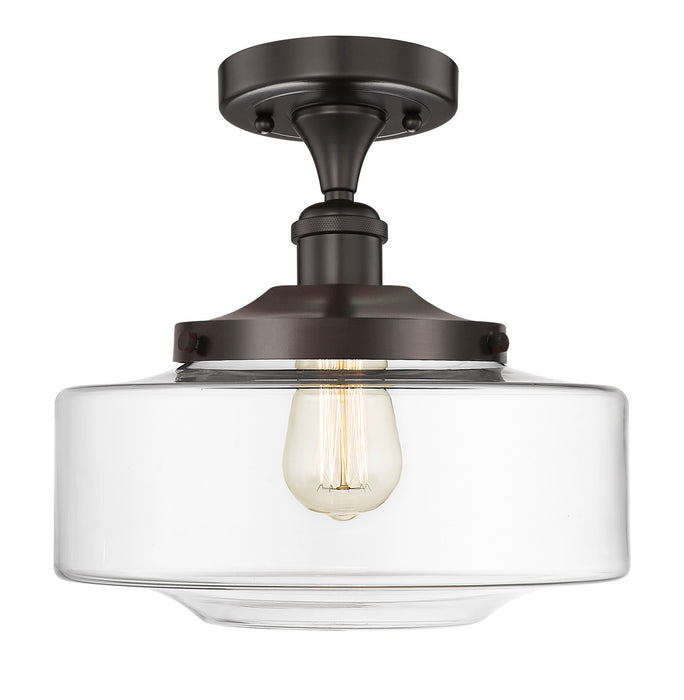 Innovations 616-1F-OB-G692-12 LED Semi-Flush Mount, Oil Rubbed Bronze