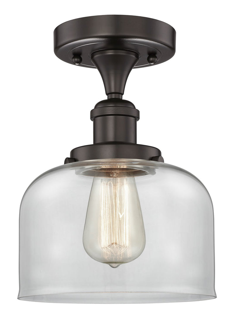 Innovations 616-1F-OB-G72 One Light Semi-Flush Mount, Oil Rubbed Bronze