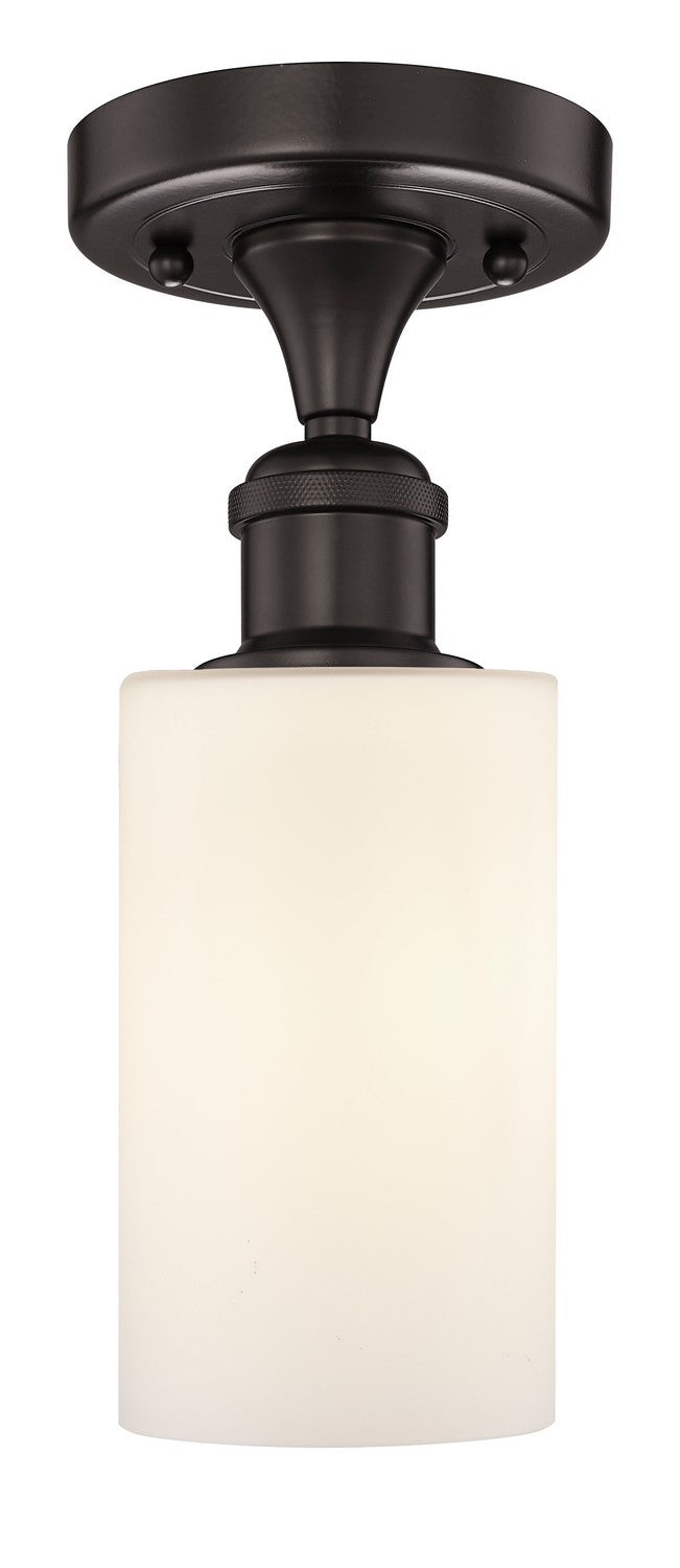 Innovations 616-1F-OB-G801 One Light Semi-Flush Mount, Oil Rubbed Bronze