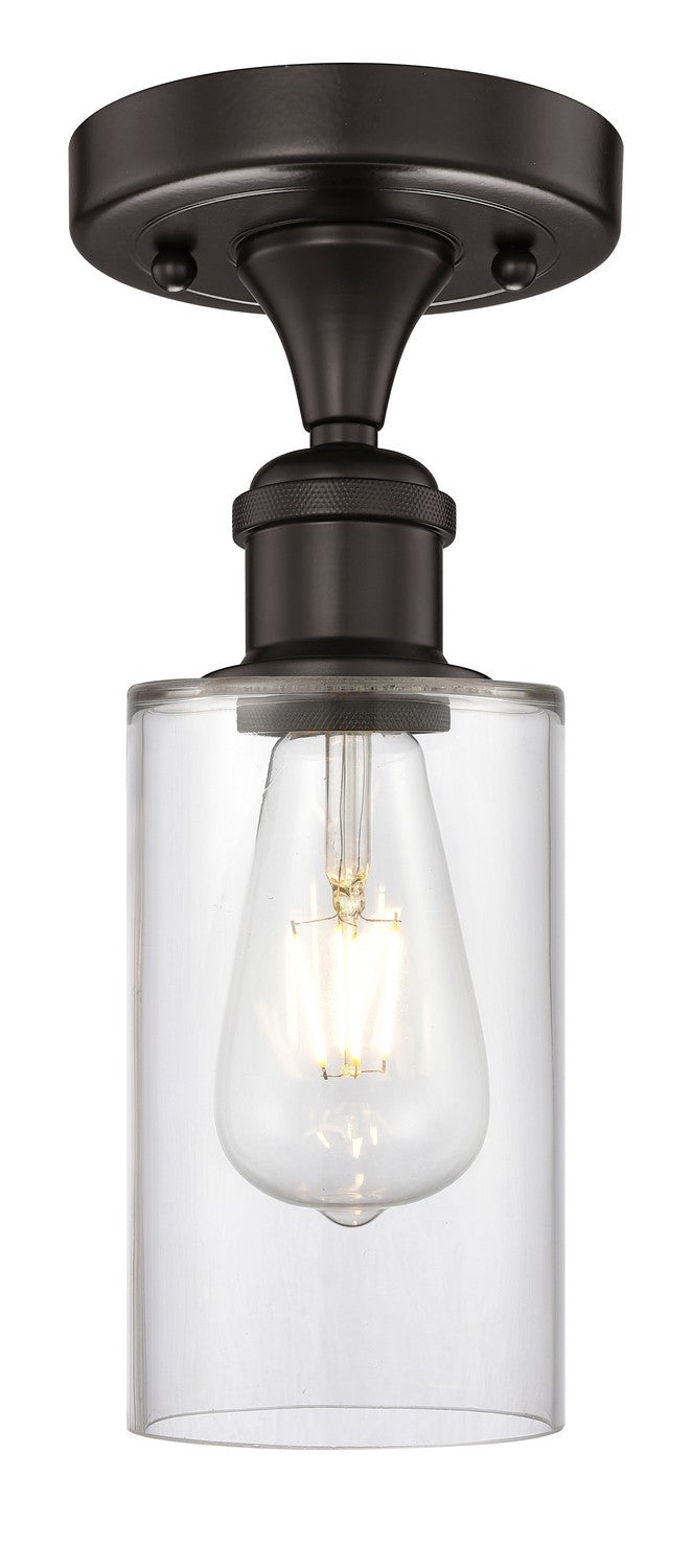 Innovations 616-1F-OB-G802 One Light Semi-Flush Mount, Oil Rubbed Bronze