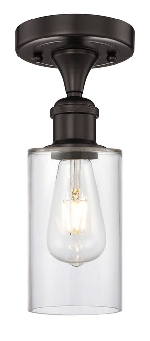 Innovations 616-1F-OB-G802 One Light Semi-Flush Mount, Oil Rubbed Bronze