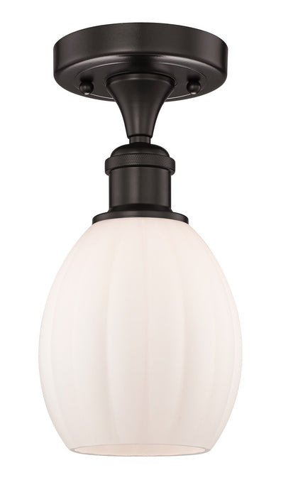 Innovations 616-1F-OB-G81 One Light Semi-Flush Mount, Oil Rubbed Bronze