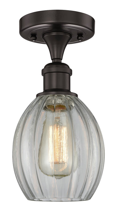 Innovations 616-1F-OB-G82 One Light Semi-Flush Mount, Oil Rubbed Bronze