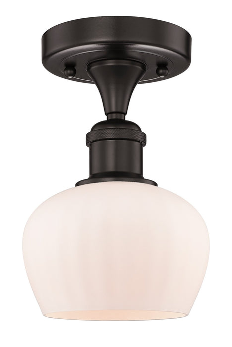 Innovations 616-1F-OB-G91 One Light Semi-Flush Mount, Oil Rubbed Bronze