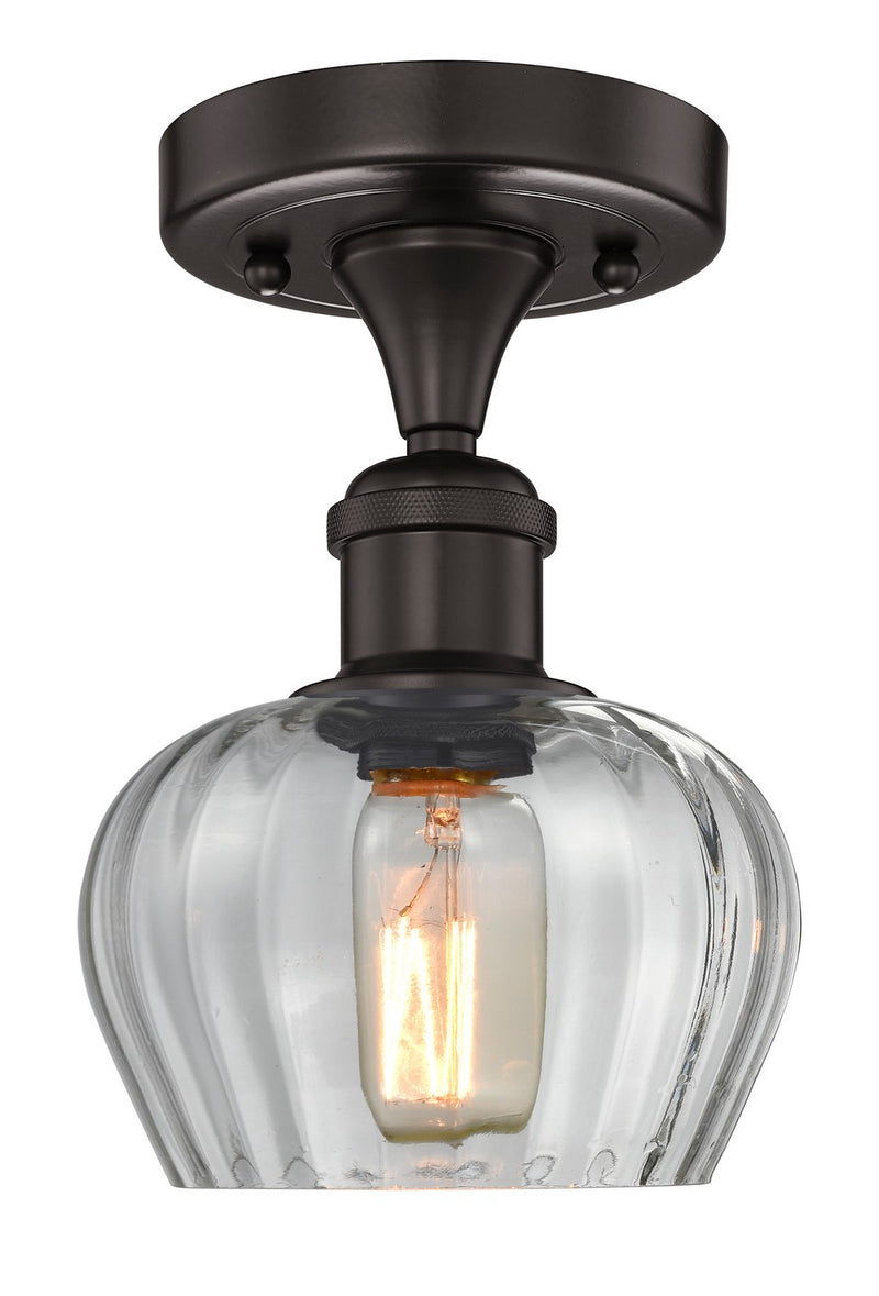 Innovations 616-1F-OB-G92 One Light Semi-Flush Mount, Oil Rubbed Bronze