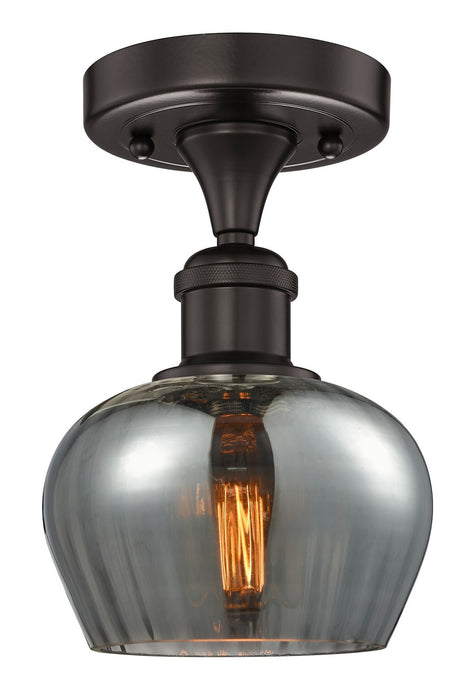 Innovations 616-1F-OB-G93 One Light Semi-Flush Mount, Oil Rubbed Bronze