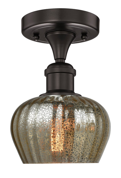 Innovations 616-1F-OB-G96 One Light Semi-Flush Mount, Oil Rubbed Bronze