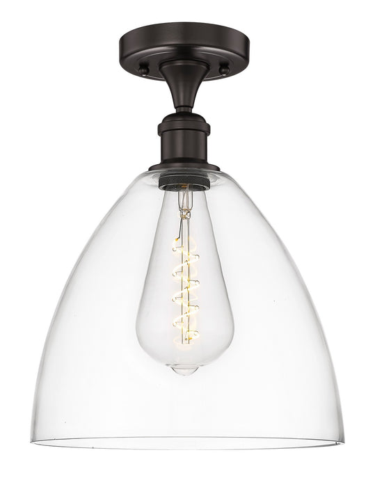 Innovations 616-1F-OB-GBD-122 One Light Semi-Flush Mount, Oil Rubbed Bronze
