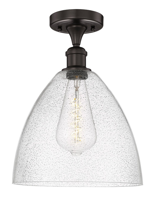 Innovations 616-1F-OB-GBD-124 One Light Semi-Flush Mount, Oil Rubbed Bronze