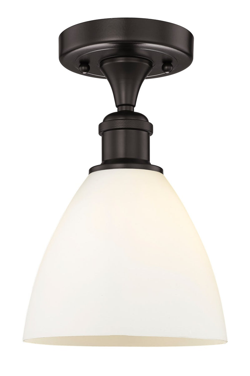 Innovations 616-1F-OB-GBD-751 One Light Semi-Flush Mount, Oil Rubbed Bronze