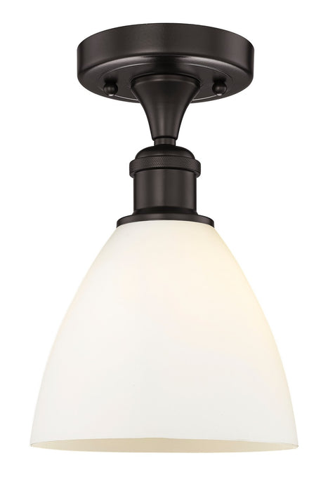 Innovations 616-1F-OB-GBD-751 One Light Semi-Flush Mount, Oil Rubbed Bronze