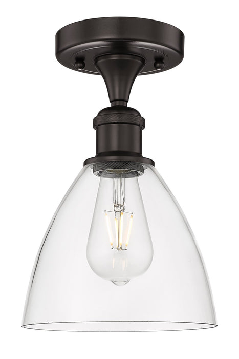 Innovations 616-1F-OB-GBD-752 One Light Semi-Flush Mount, Oil Rubbed Bronze