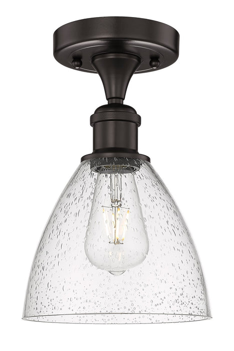 Innovations 616-1F-OB-GBD-754 One Light Semi-Flush Mount, Oil Rubbed Bronze
