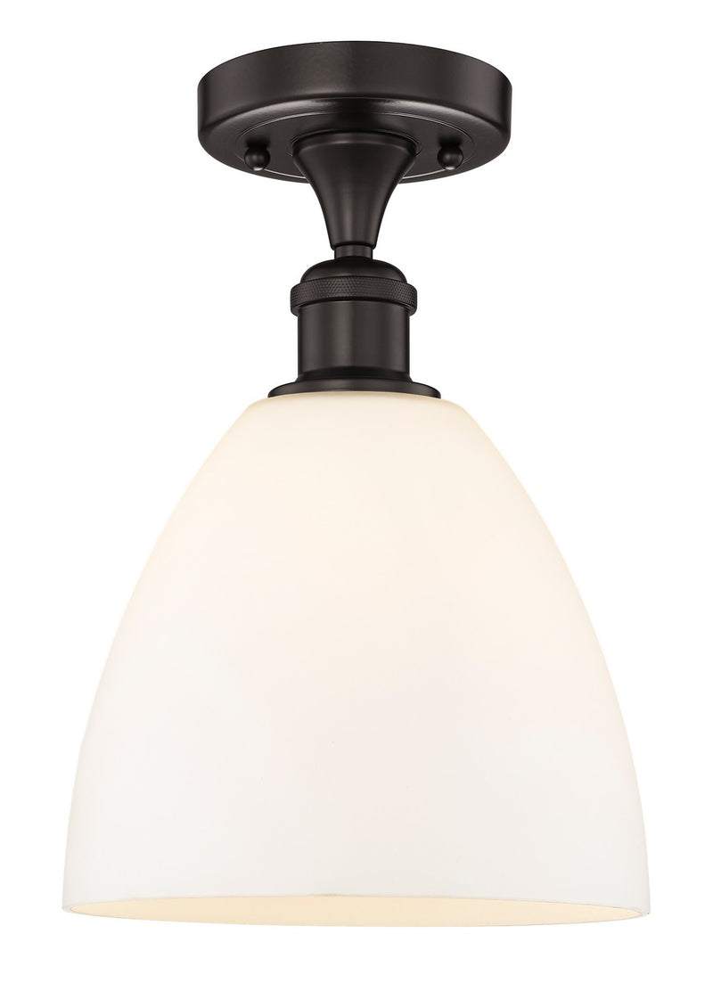 Innovations 616-1F-OB-GBD-91 One Light Semi-Flush Mount, Oil Rubbed Bronze