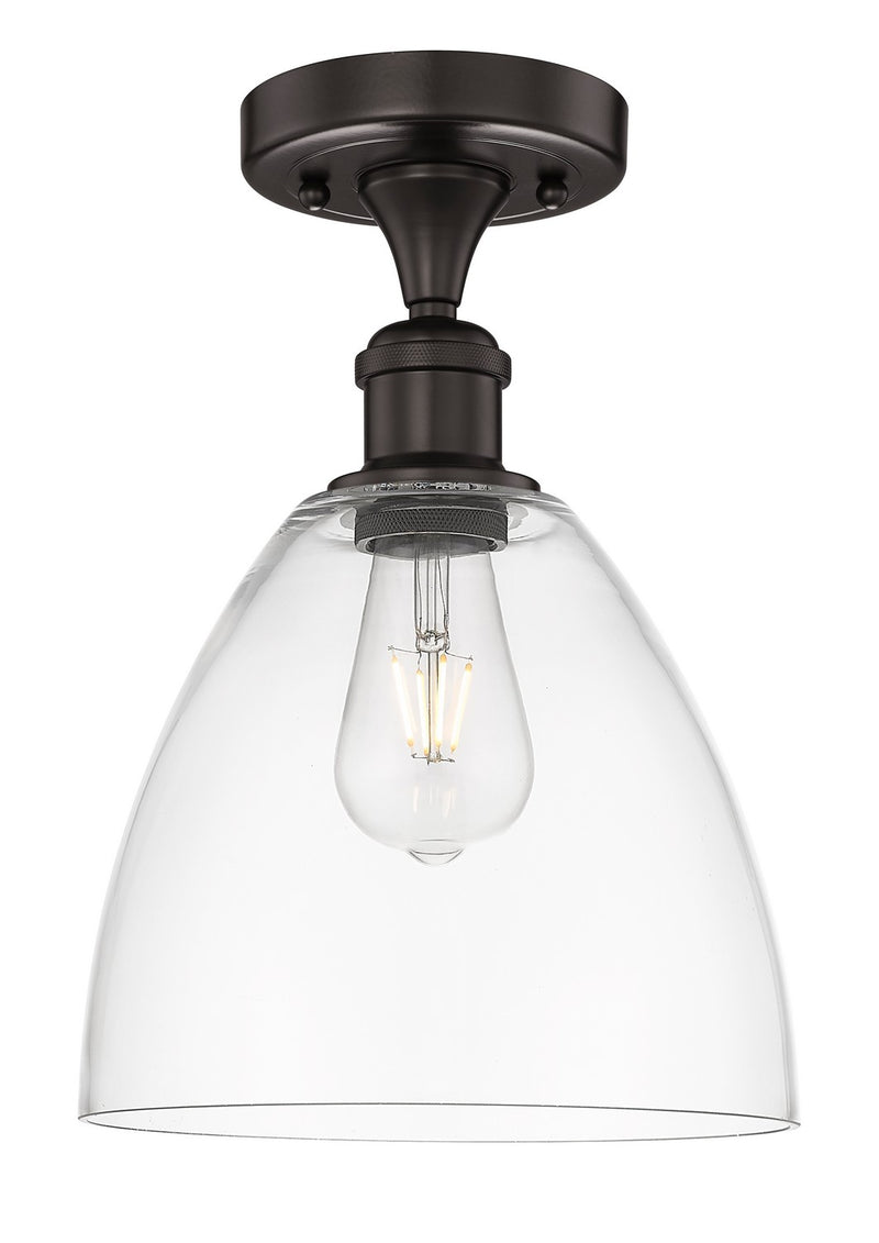 Innovations 616-1F-OB-GBD-92 One Light Semi-Flush Mount, Oil Rubbed Bronze
