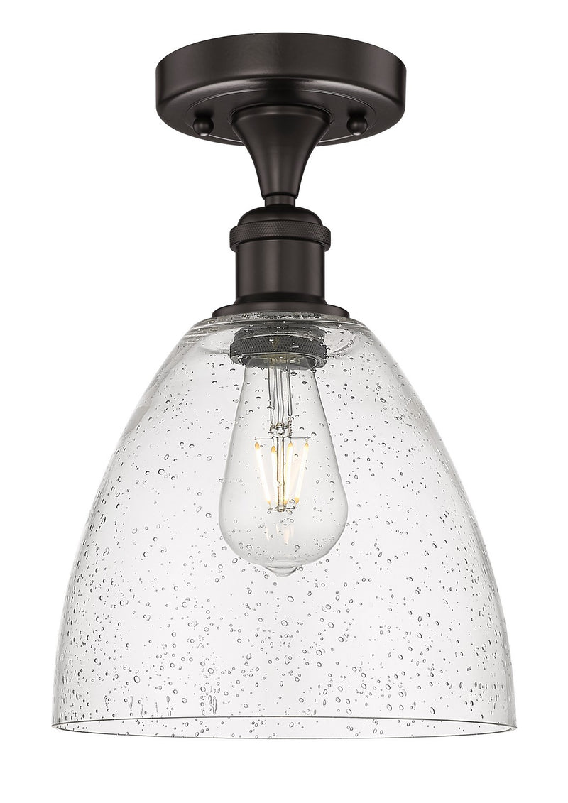Innovations 616-1F-OB-GBD-94 One Light Semi-Flush Mount, Oil Rubbed Bronze