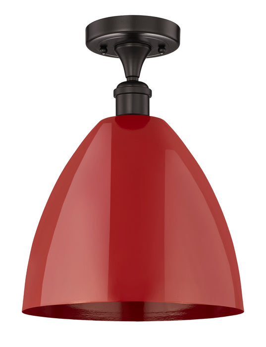 Innovations 616-1F-OB-MBD-12-RD One Light Semi-Flush Mount, Oil Rubbed Bronze