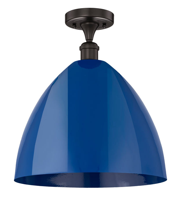 Innovations 616-1F-OB-MBD-16-BL One Light Semi-Flush Mount, Oil Rubbed Bronze