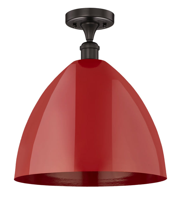 Innovations 616-1F-OB-MBD-16-RD One Light Semi-Flush Mount, Oil Rubbed Bronze