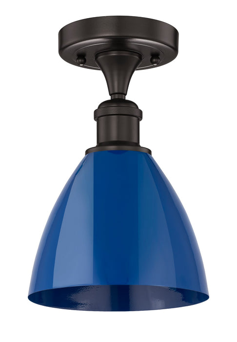 Innovations 616-1F-OB-MBD-75-BL One Light Semi-Flush Mount, Oil Rubbed Bronze