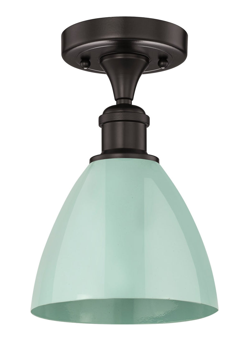 Innovations 616-1F-OB-MBD-75-SF One Light Semi-Flush Mount, Oil Rubbed Bronze