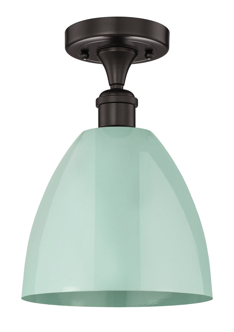 Innovations 616-1F-OB-MBD-9-SF One Light Semi-Flush Mount, Oil Rubbed Bronze