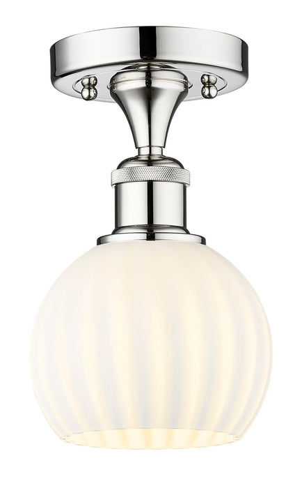 Innovations 616-1F-PC-G1217-6WV LED Semi-Flush Mount, Polished Chrome