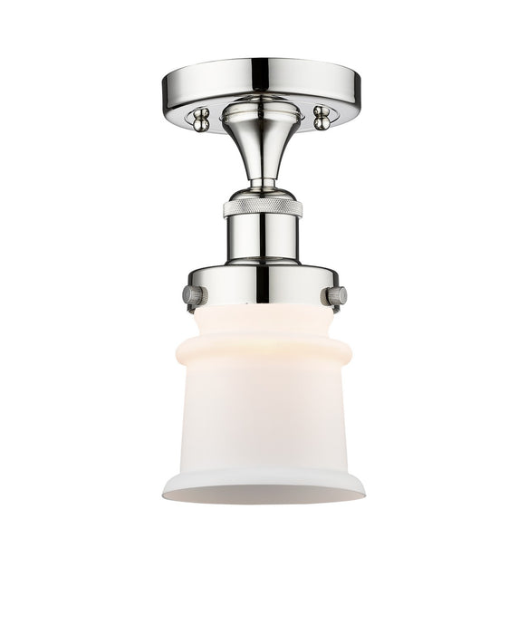 Innovations 616-1F-PC-G181S One Light Semi-Flush Mount, Polished Chrome