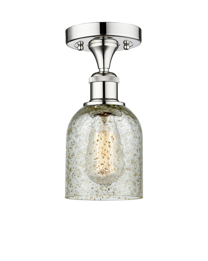 Innovations 616-1F-PC-G259 One Light Semi-Flush Mount, Polished Chrome