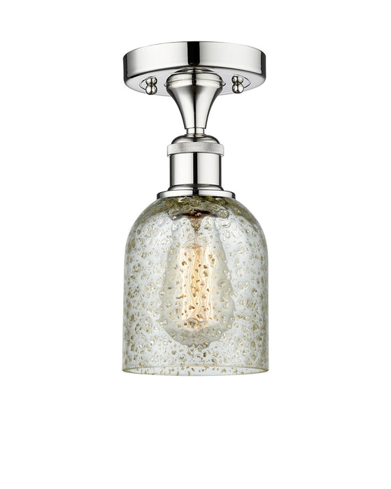 Innovations 616-1F-PC-G259 One Light Semi-Flush Mount, Polished Chrome