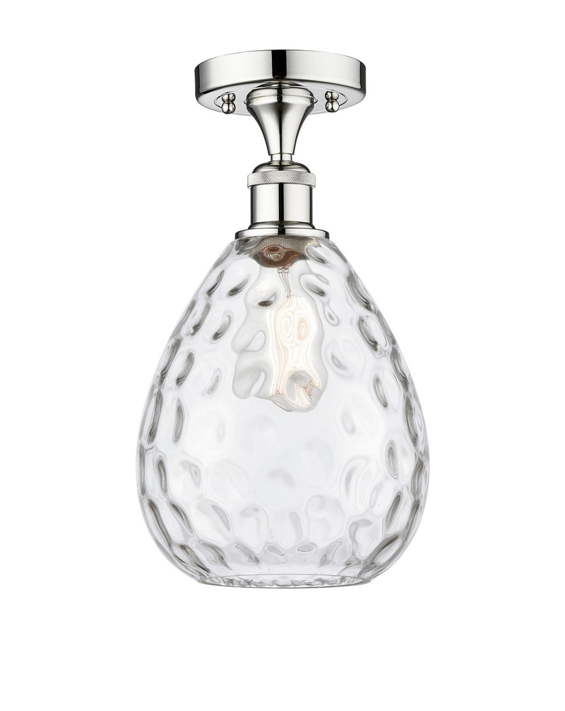 Innovations 616-1F-PC-G372 One Light Semi-Flush Mount, Polished Chrome