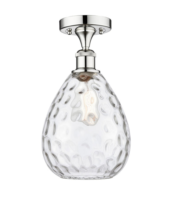 Innovations 616-1F-PC-G372 One Light Semi-Flush Mount, Polished Chrome