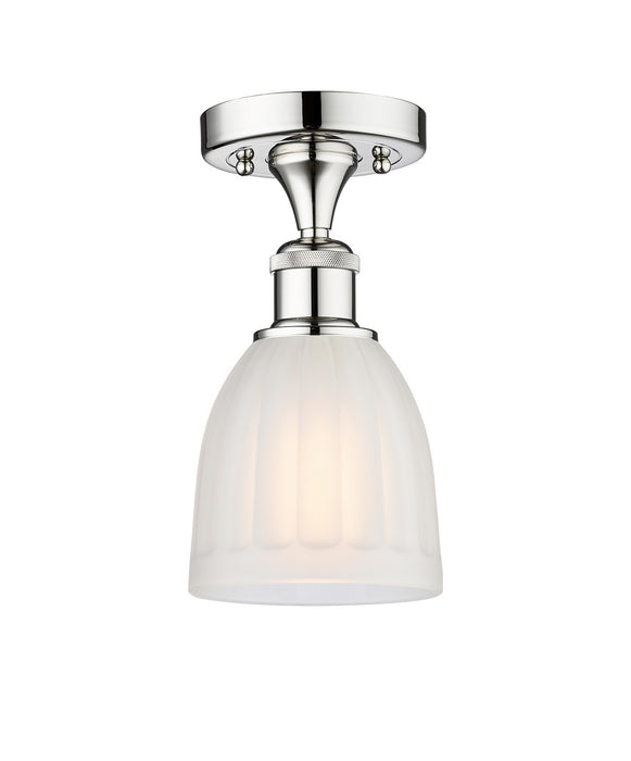 Innovations 616-1F-PC-G441 One Light Semi-Flush Mount, Polished Chrome